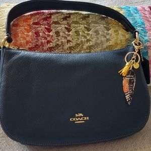 NEW Boho Feather Keychain Purse Charm